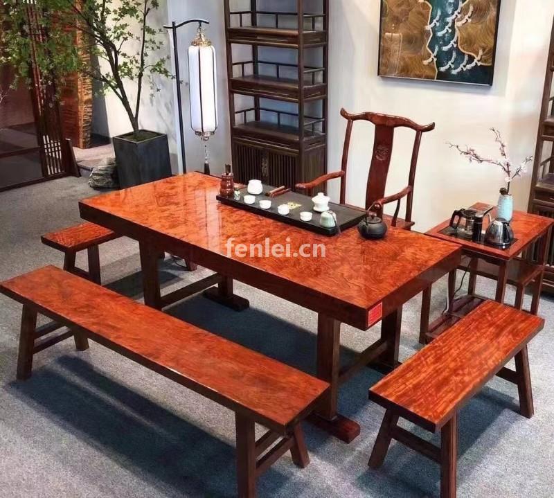 济宁大艺木业 特色胡桃木茶桌
